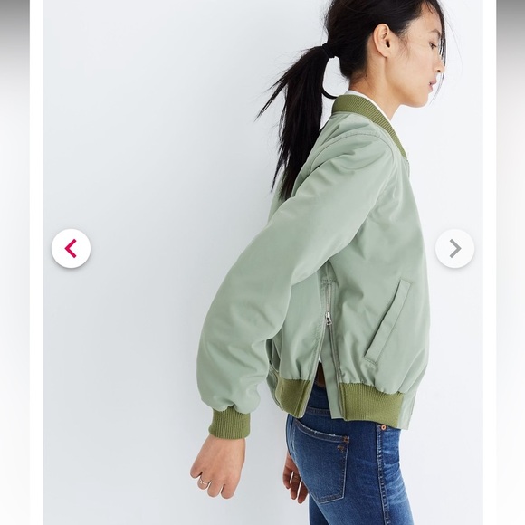 Madewell Jackets & Blazers - Madewell Side Zip Bomber Jacket